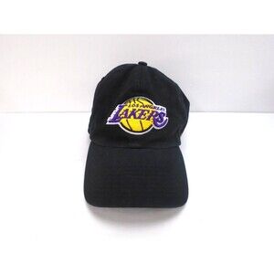 Vintage LA Lakers 47' Brand Hat Logo Cap Black Purple Strap back Adjustable